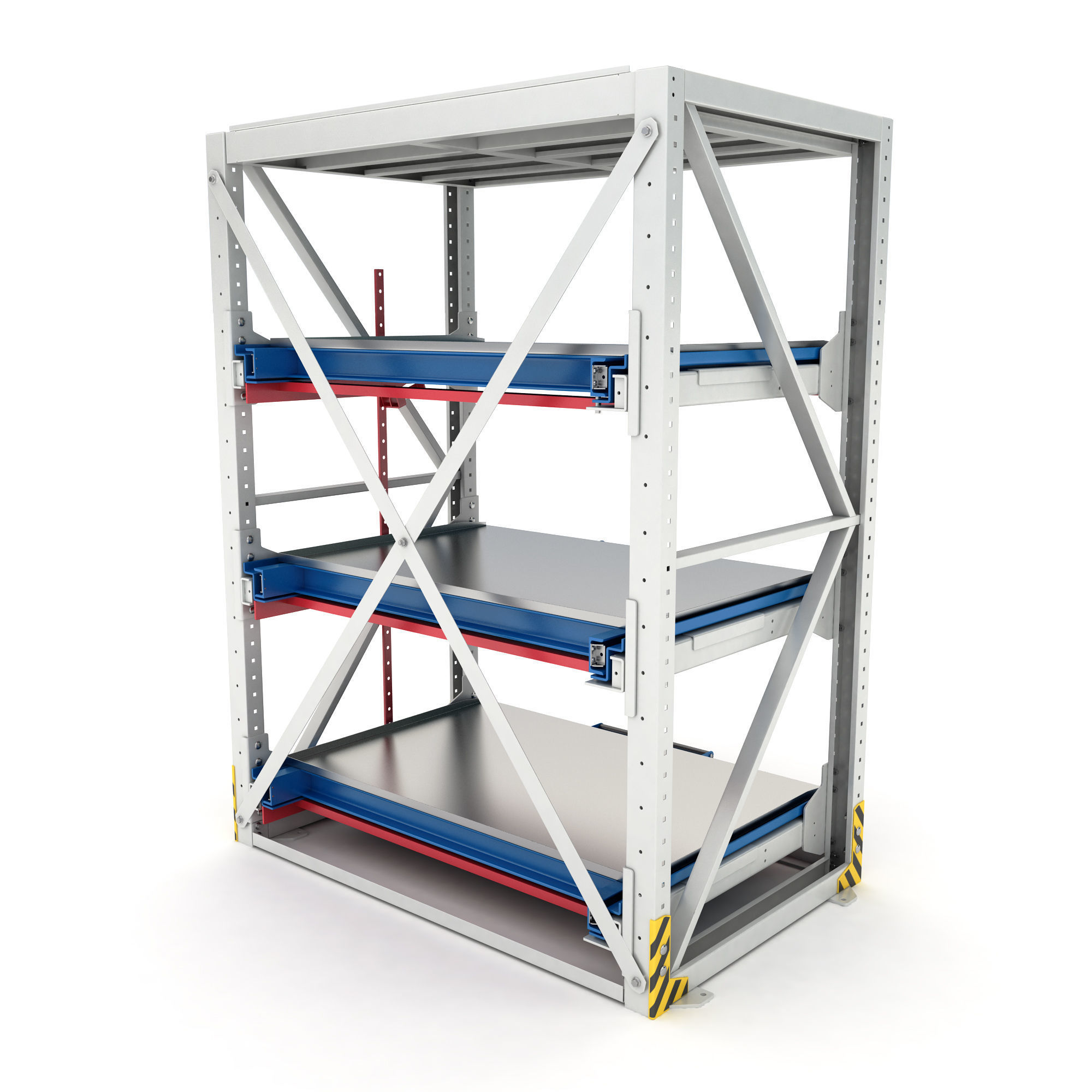 Heavy-duty rack 3D model_5