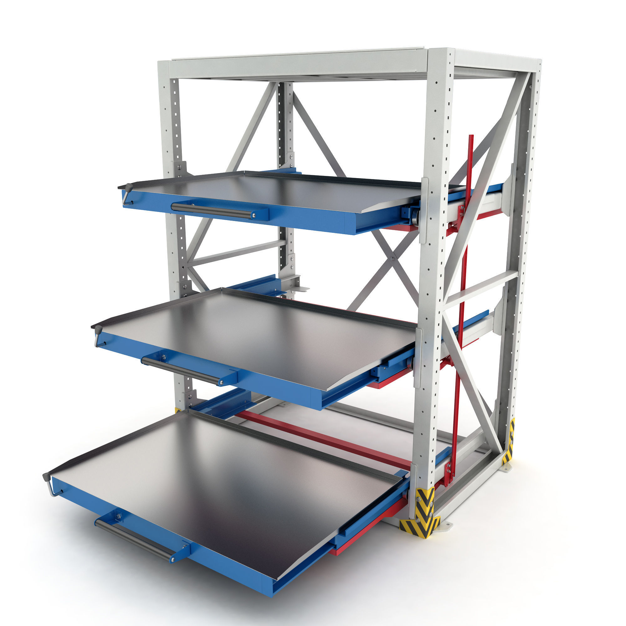 Heavy-duty rack 3D model_9