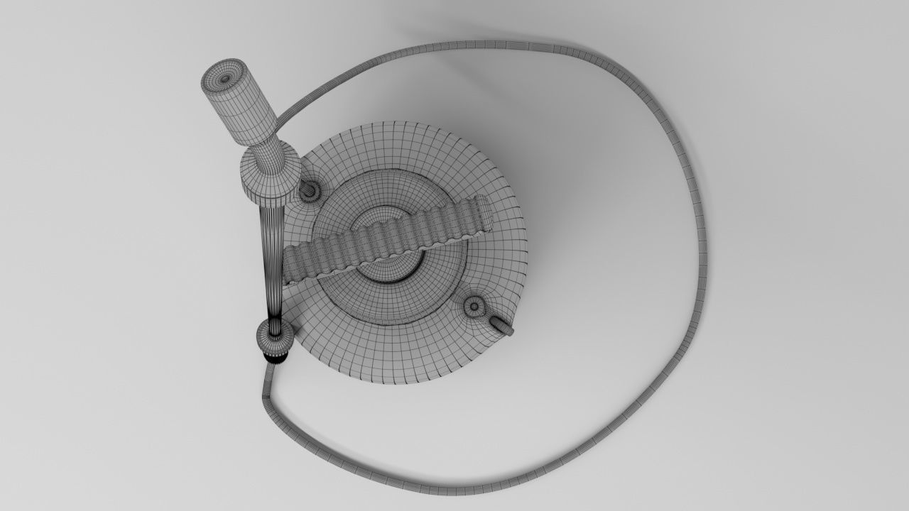 Garden Chemical Sprayer Low-poly 3D model_19