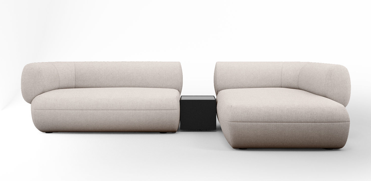 Linteloo Arp sofa and armchair collection 3D model_1