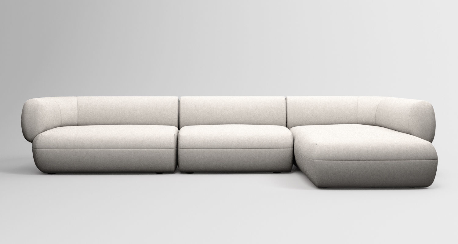 Linteloo Arp sofa and armchair collection 3D model_3