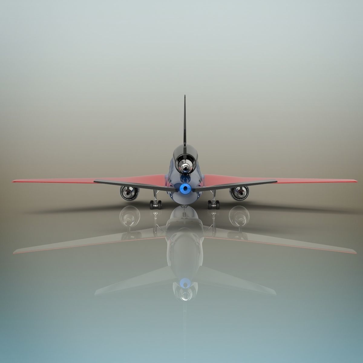 Airplane boeing jetliner - boeing jetliner 3D model_6