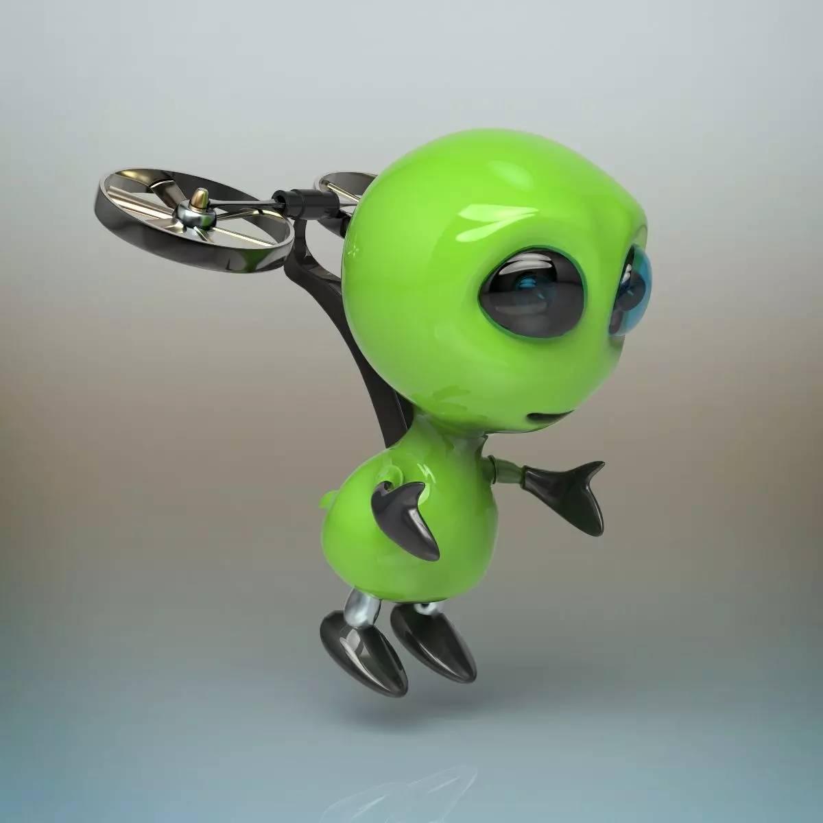 Alien robot 3D model | CGTrader