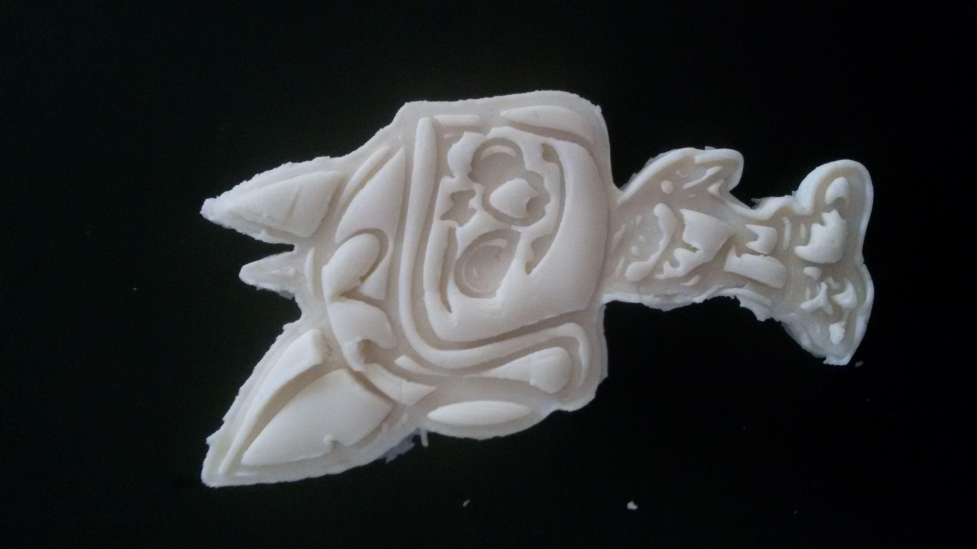 Top Wing Baddy McBat Cookie Cutter Detailed 3D print model_3