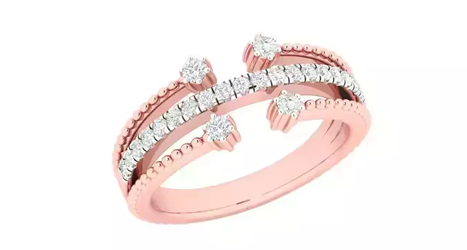 Women ring 3dm stl render detail 3D print model