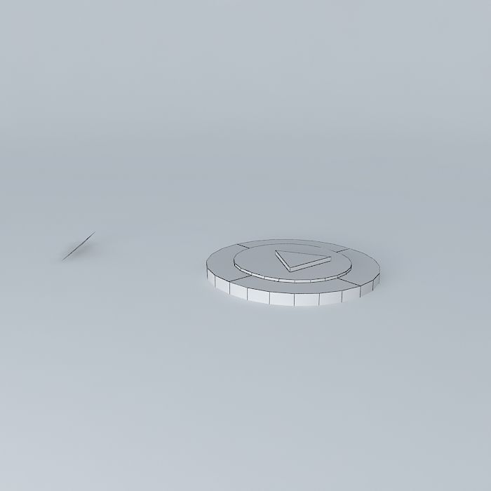 Windows Media File Free 3D model_3