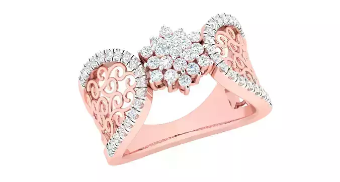 Women ring 3dm stl render detail 3D print model