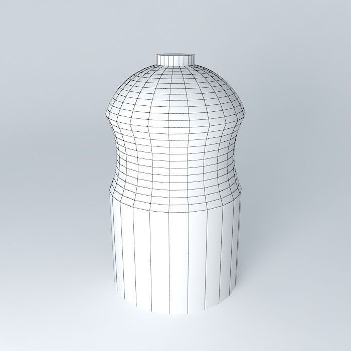 Water Bottle Free 3D model_4