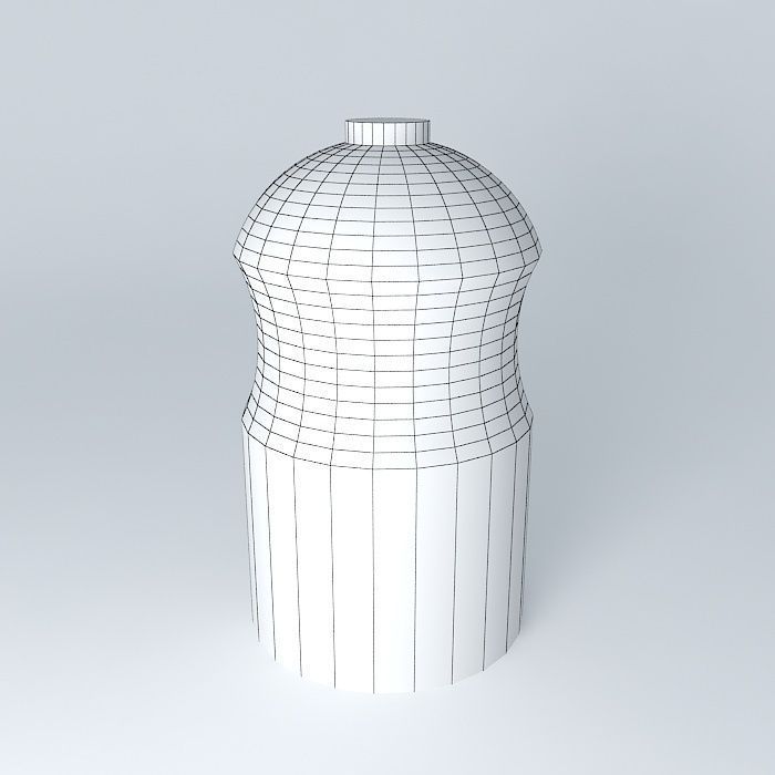 Water Bottle Free 3D model_3