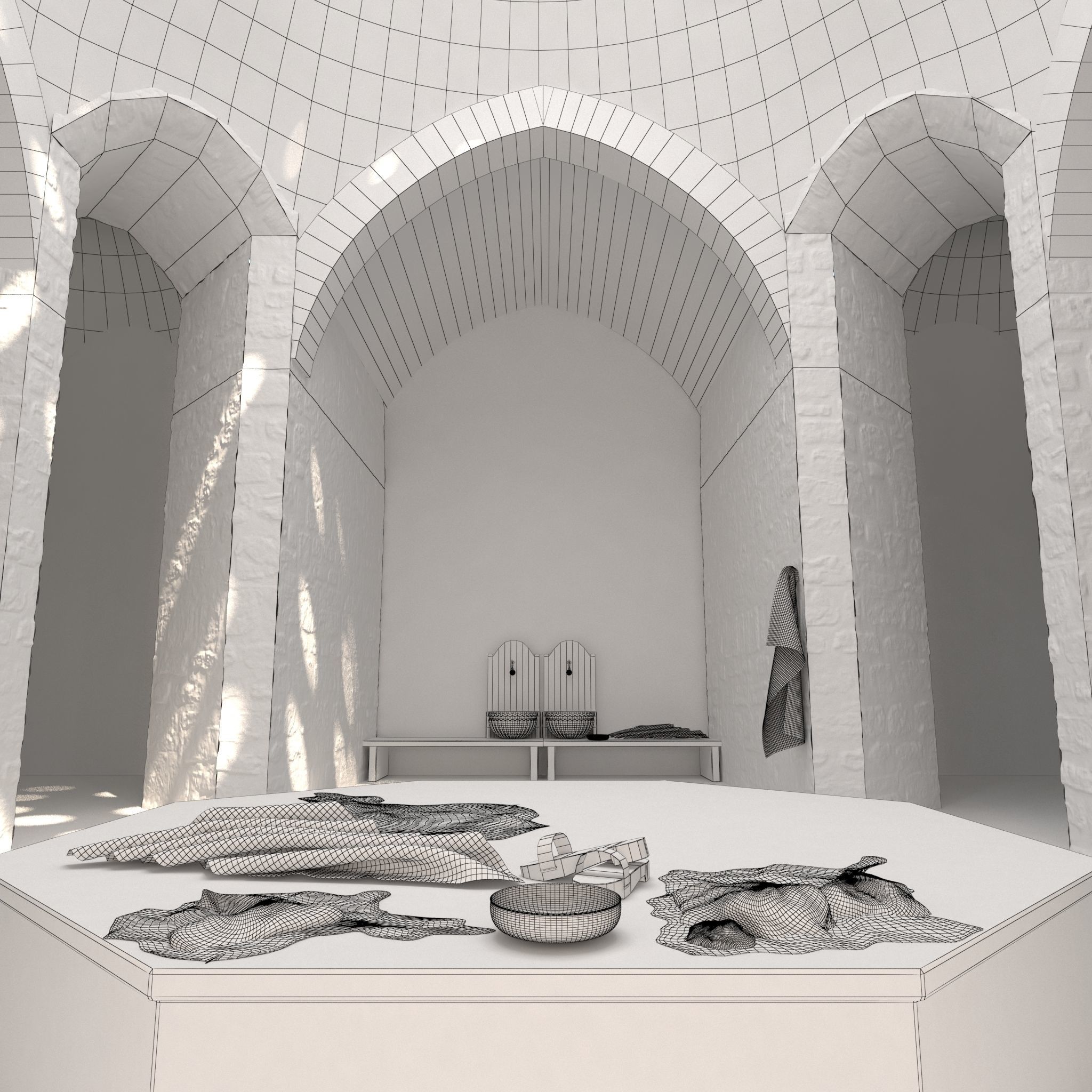 Turkish Bath 3D model CGTrader
