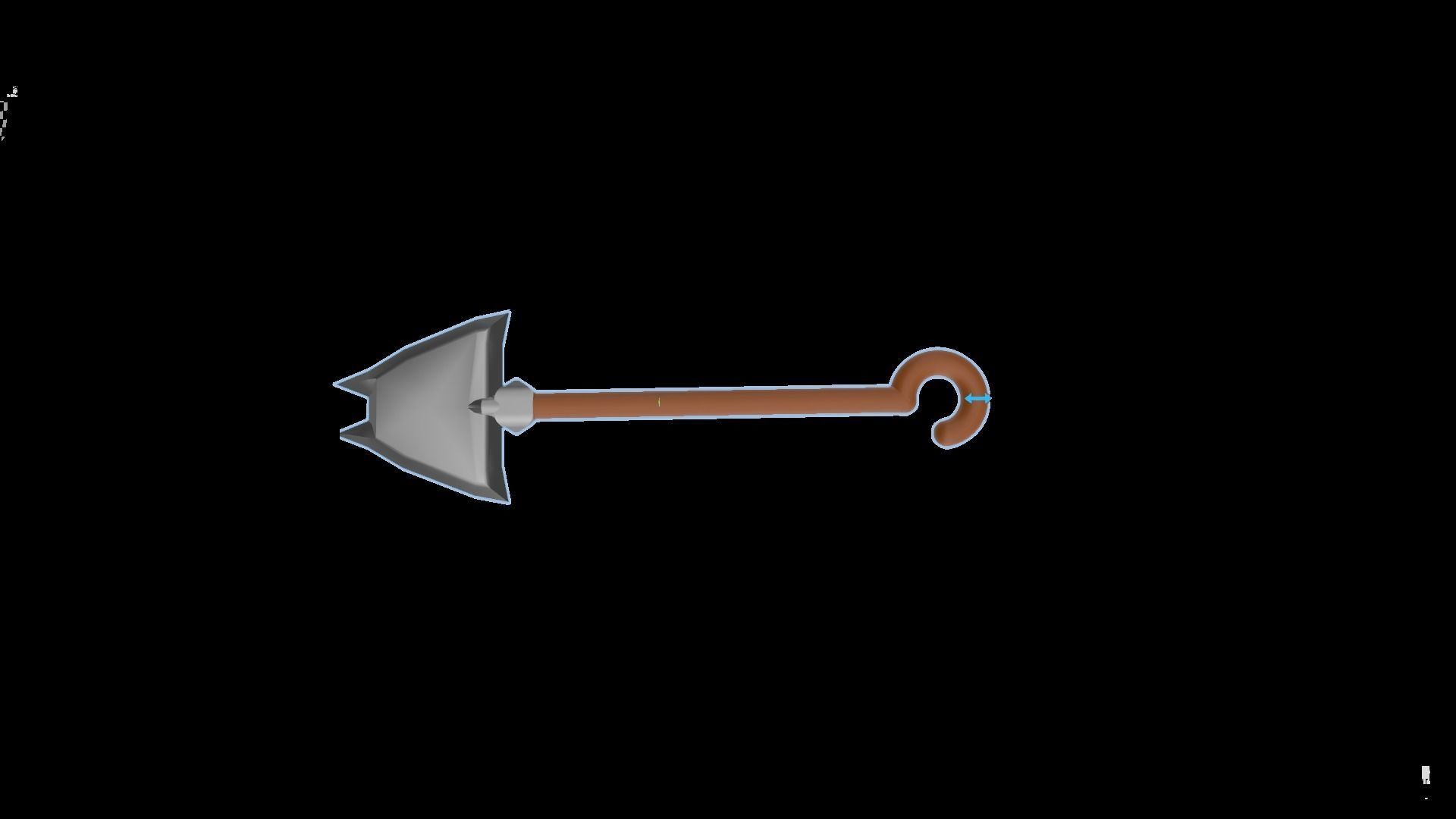 Mortis weapon Low-poly 3D model_2