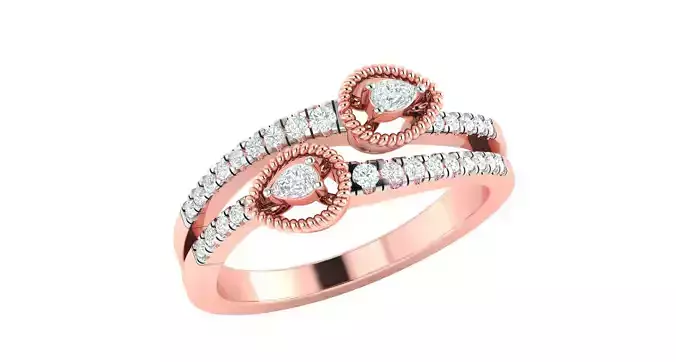 Women ring 3dm stl render detail 3D print model 3D print model