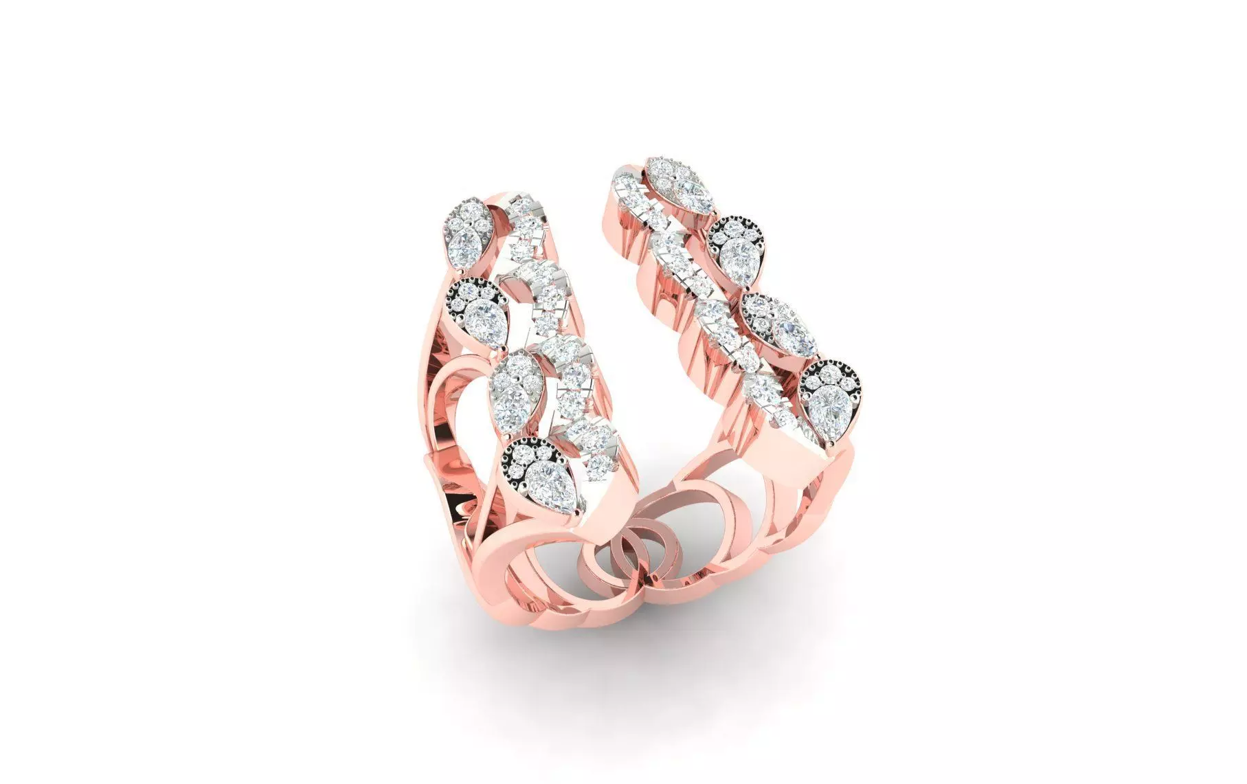 Women ring 3dm stl render detail 3D print model 3D print model_0