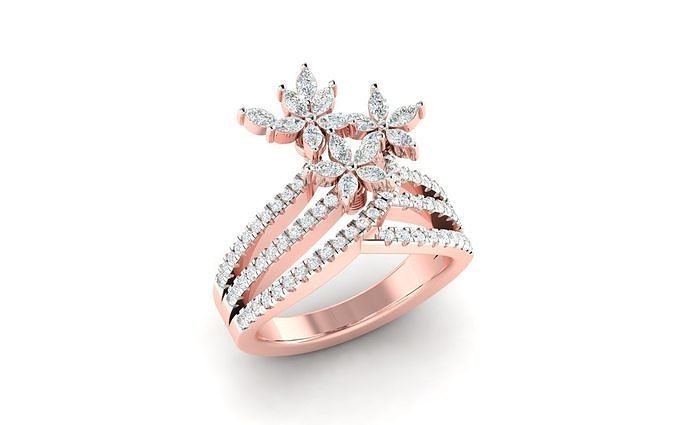 Women ring 3dm stl render detail 3D print model 3D print model