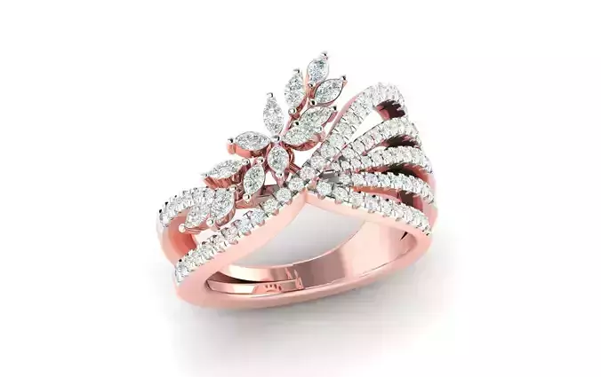 Women ring 3dm stl render detail 3D print model 3D print model