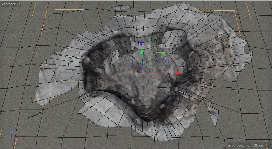 Pothole - design 2 Low-poly 3D model_3