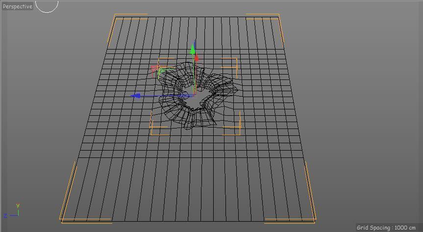 Pothole - design 2 Low-poly 3D model_1