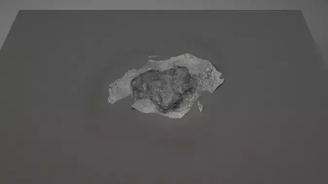 Pothole - design 2 Low-poly 3D model