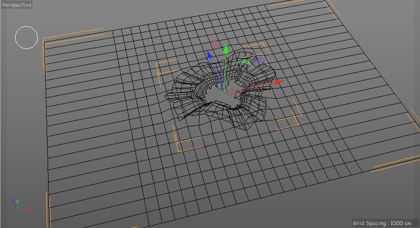 Pothole - design 2 Low-poly 3D model_4