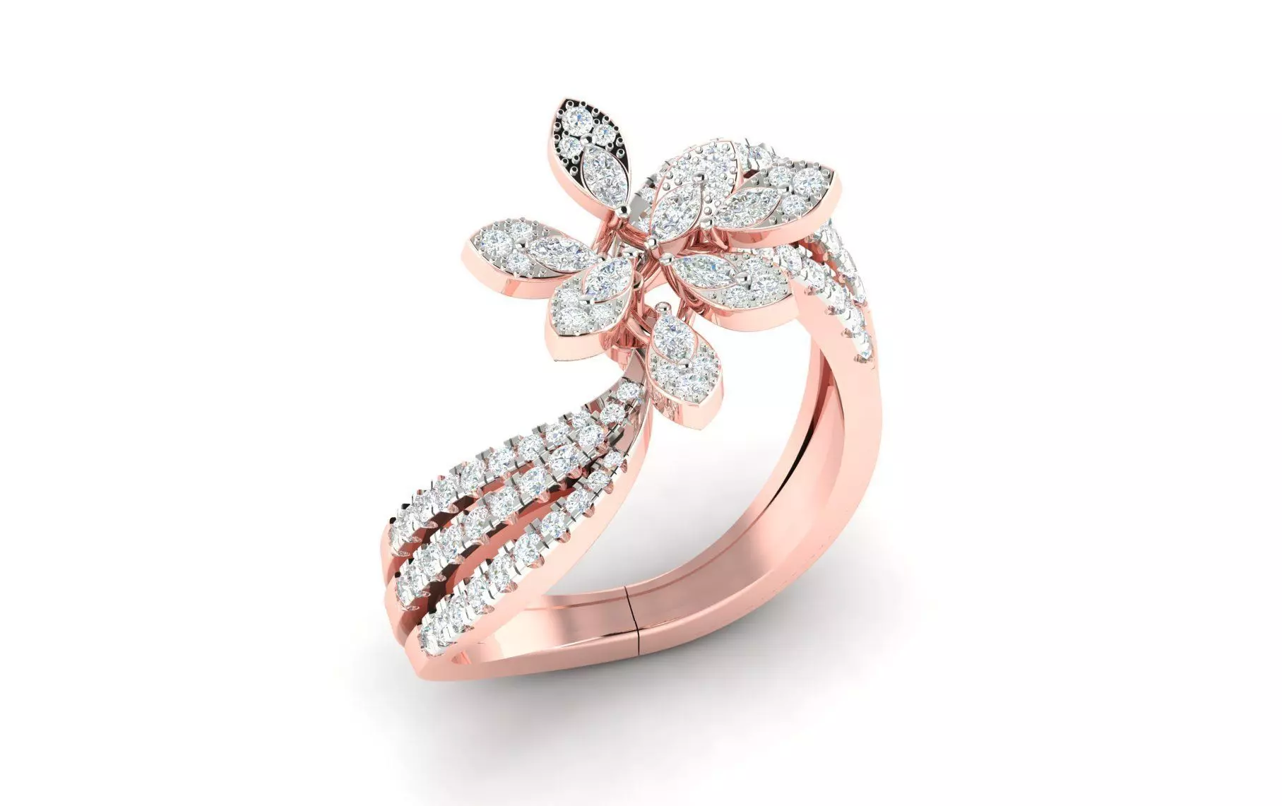 Women ring 3dm stl render detail 3D print model 3D print model_0