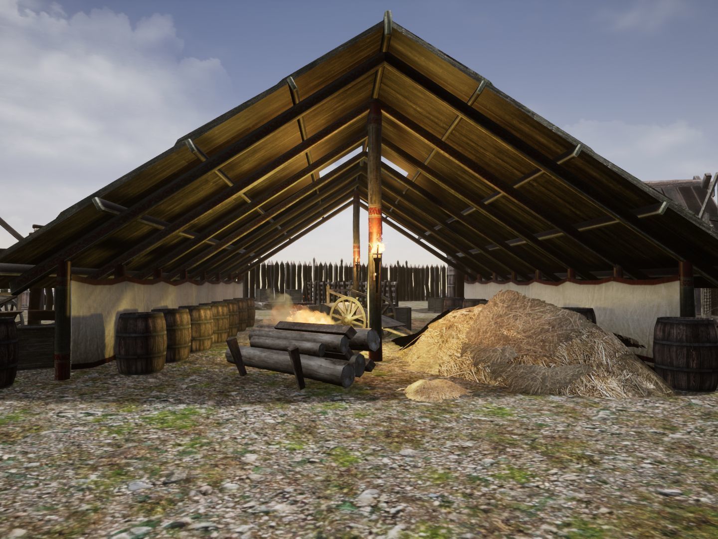 Viking Village for Unreal Low-poly 3D model_14