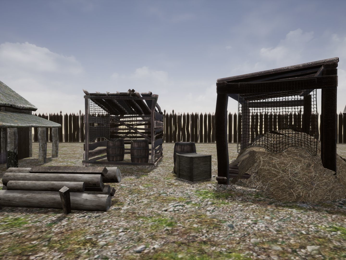 Viking Village for Unreal Low-poly 3D model_10