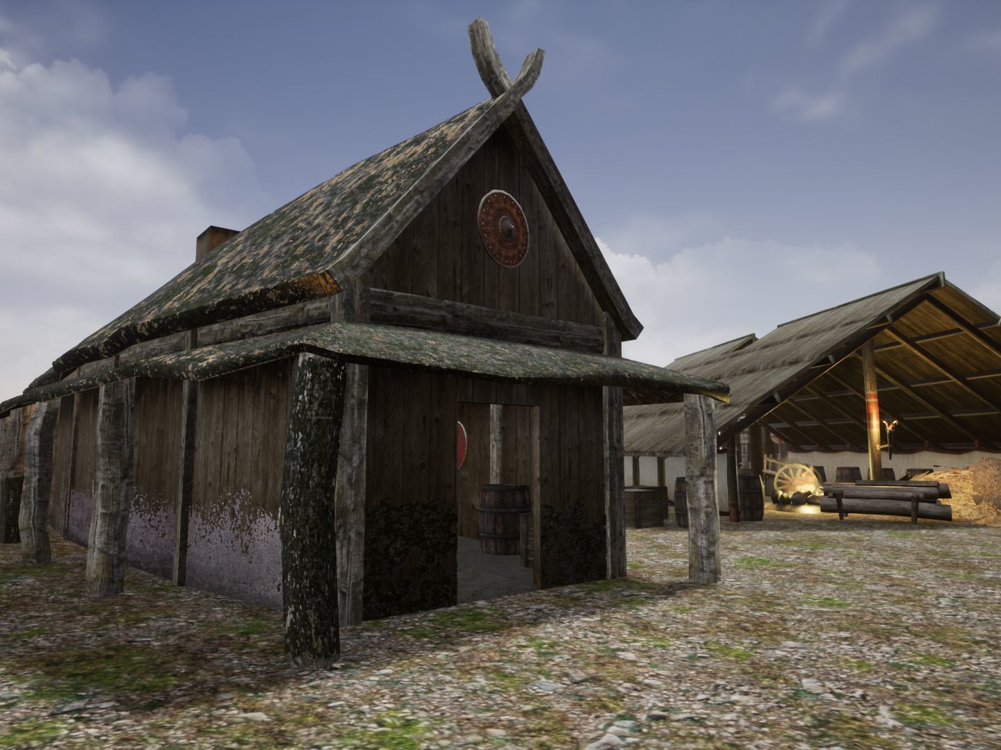 Viking Village for Unreal Low-poly 3D model_15