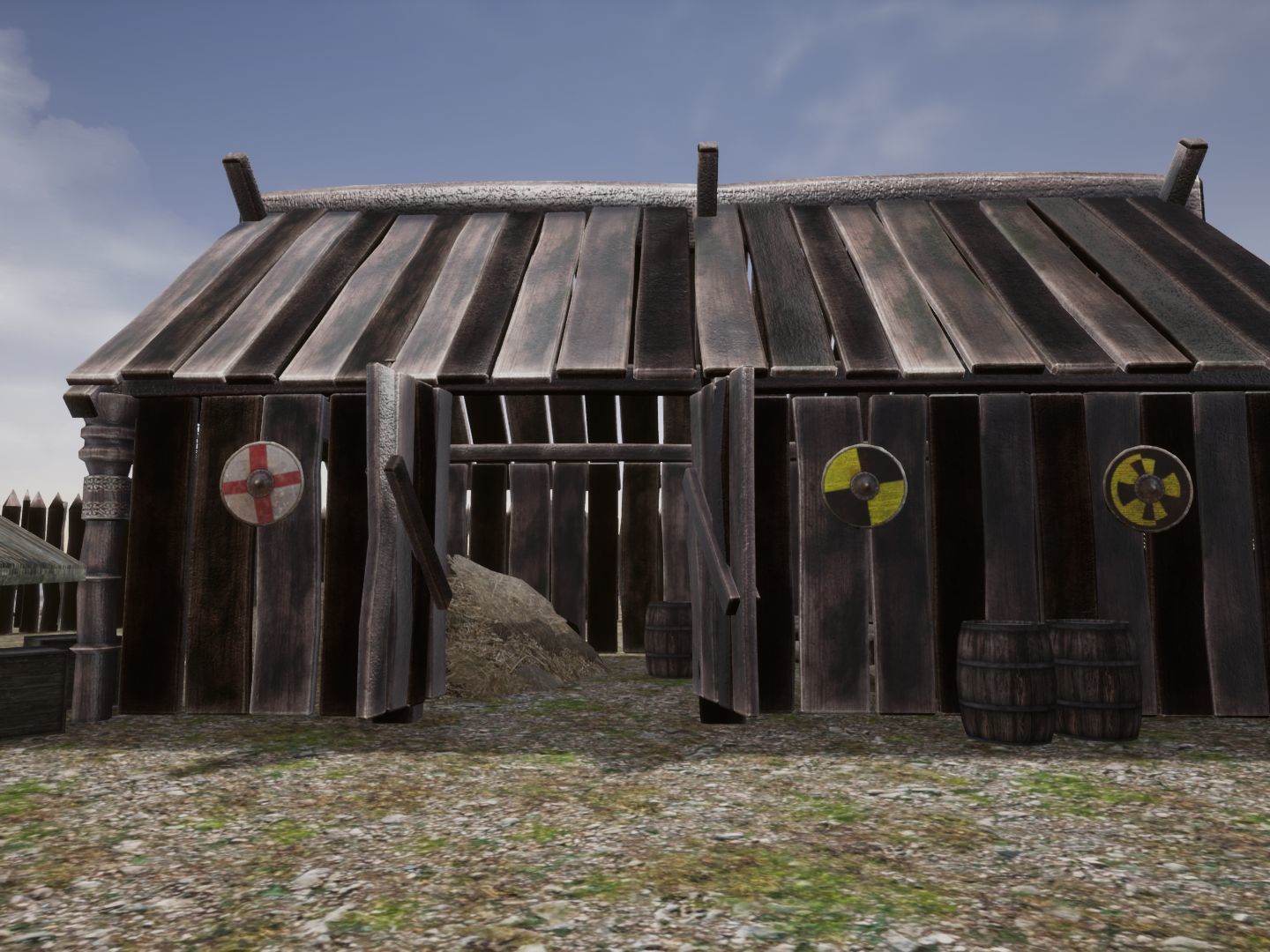 Viking Village for Unreal Low-poly 3D model_13
