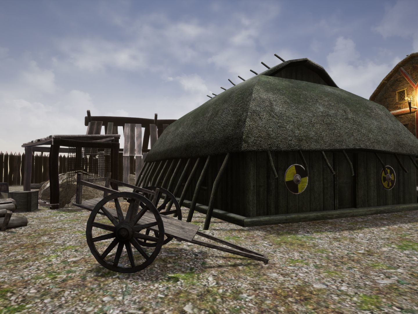 Viking Village for Unreal Low-poly 3D model_11