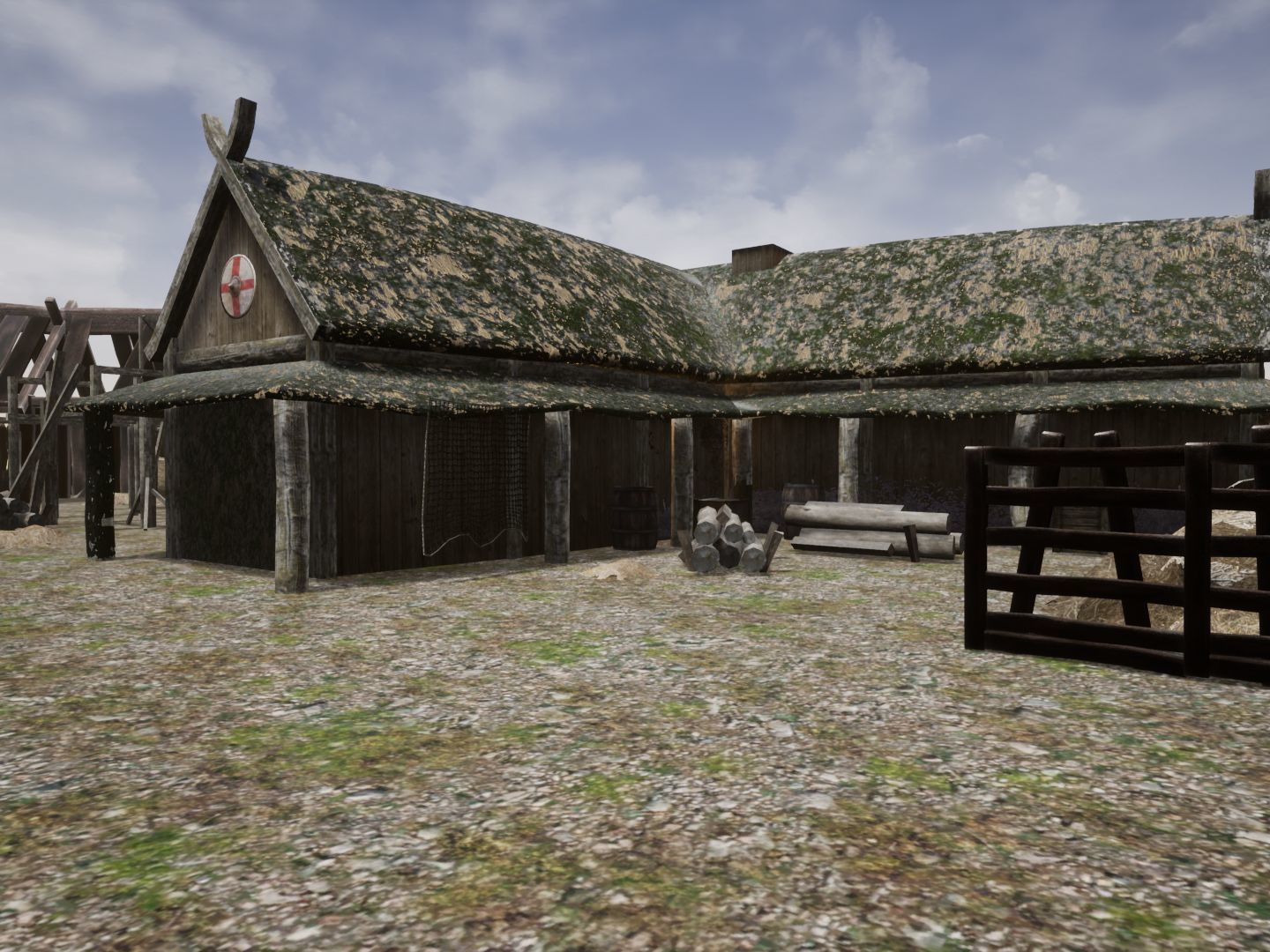 Viking Village for Unreal Low-poly 3D model_3