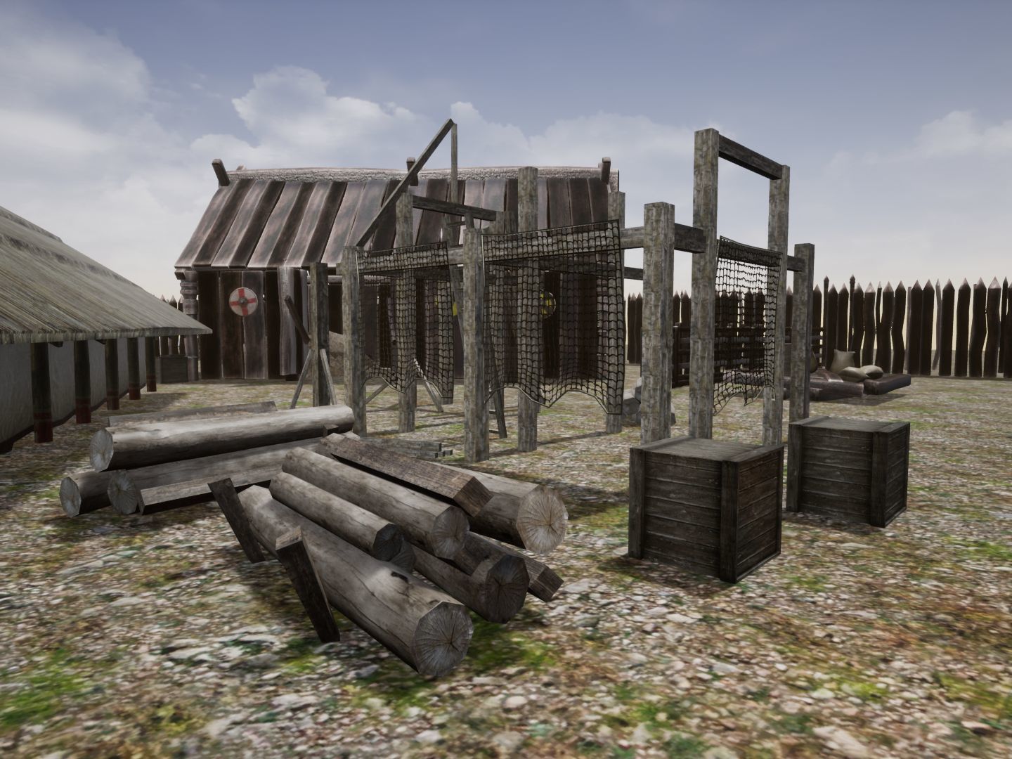 Viking Village for Unreal Low-poly 3D model_12
