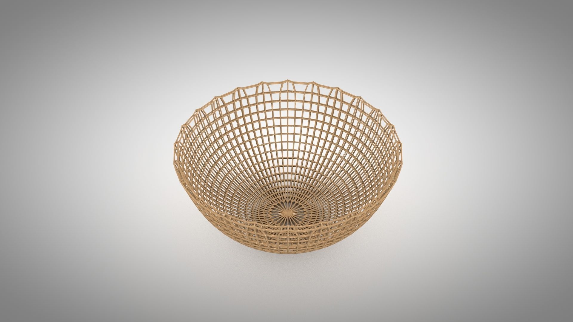 Baskets bowl 3D model_8