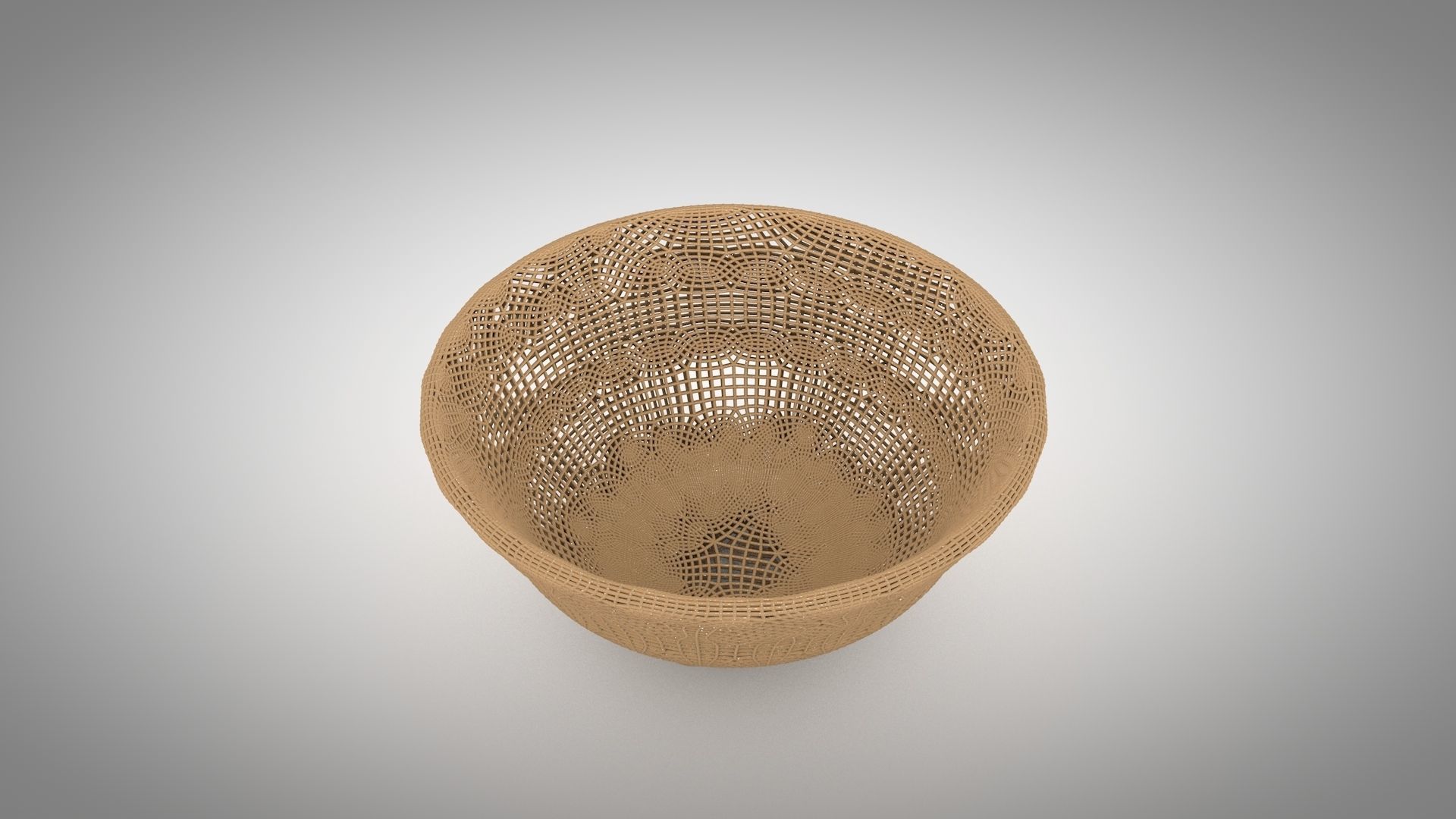 Baskets bowl 3D model_4