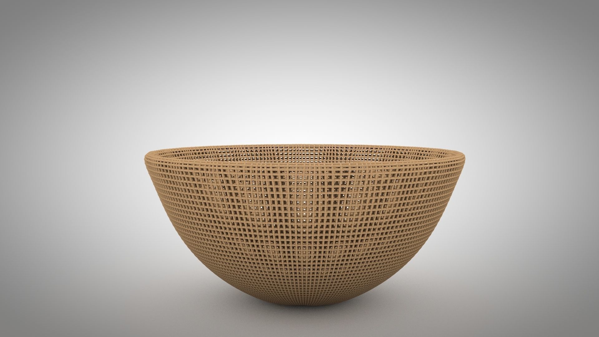Baskets bowl 3D model_1