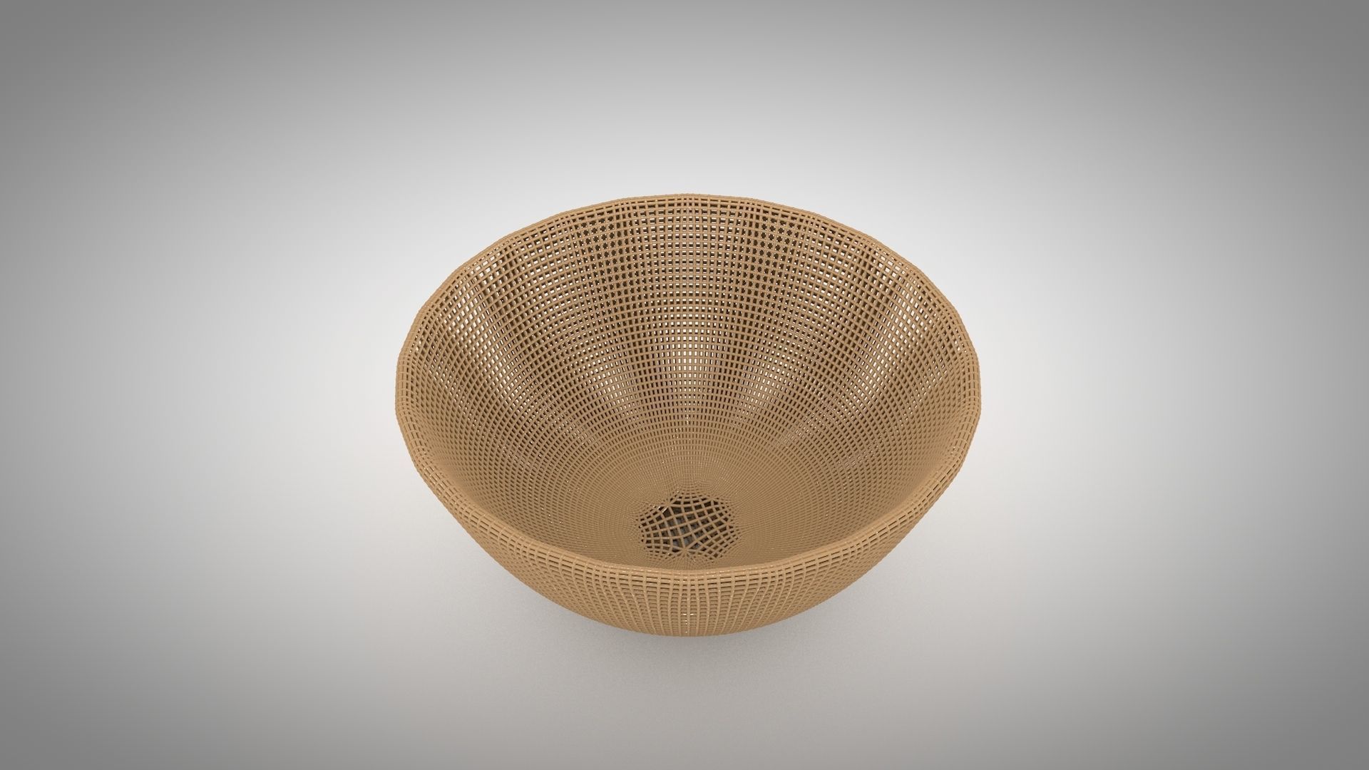 Baskets bowl 3D model_2