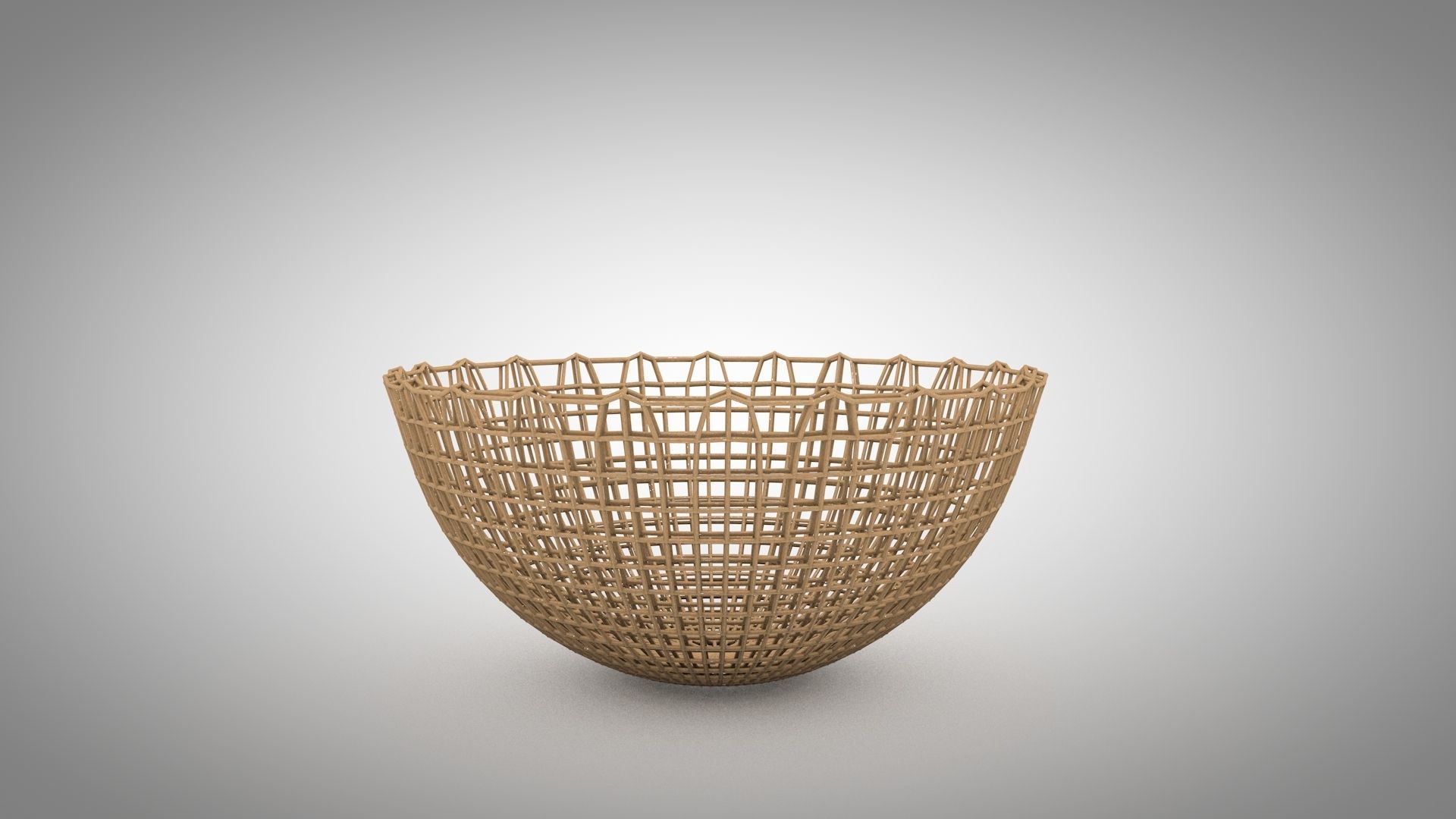 Baskets bowl 3D model_7