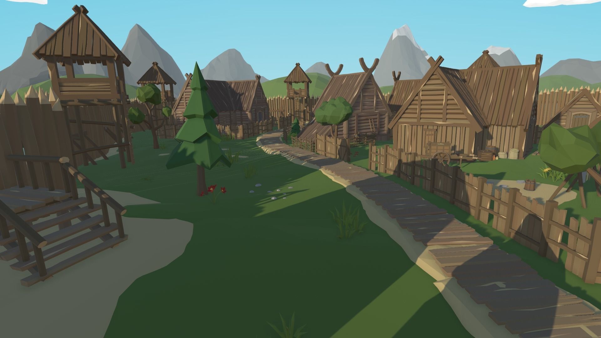 RPG Poly Pack - Slavic Town Low-poly 3D model_6