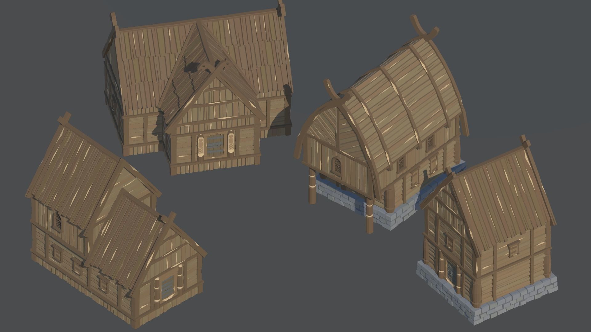 RPG Poly Pack - Slavic Town Low-poly 3D model_13