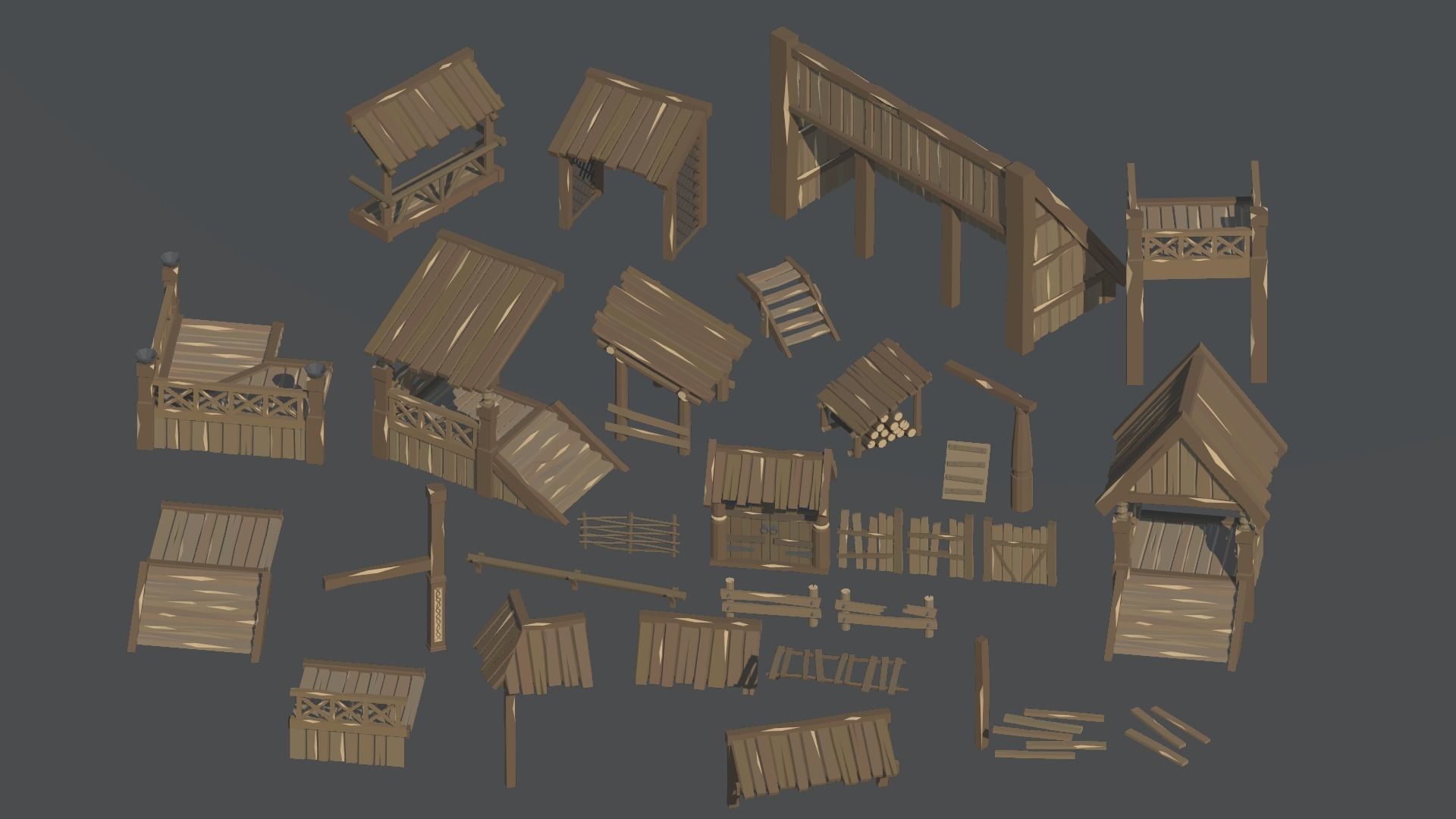 RPG Poly Pack - Slavic Town Low-poly 3D model_15