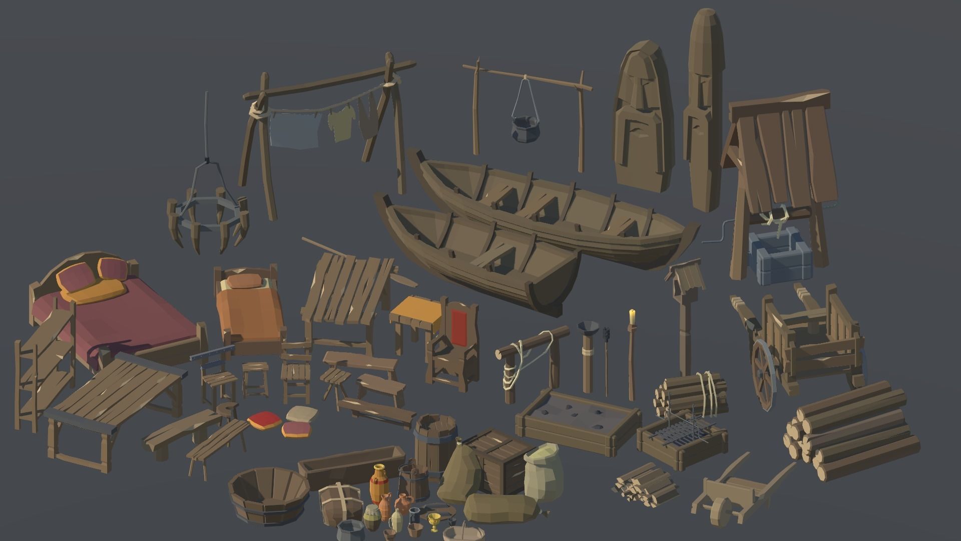 RPG Poly Pack - Slavic Town Low-poly 3D model_10