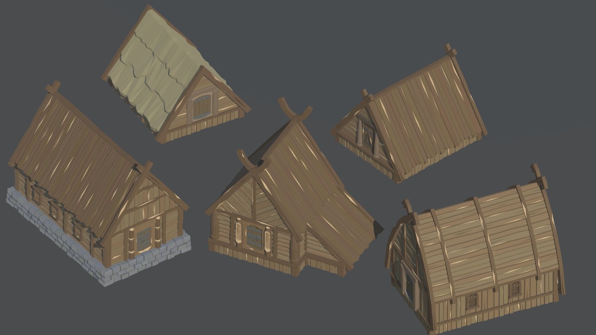 RPG Poly Pack - Slavic Town Low-poly 3D model_12