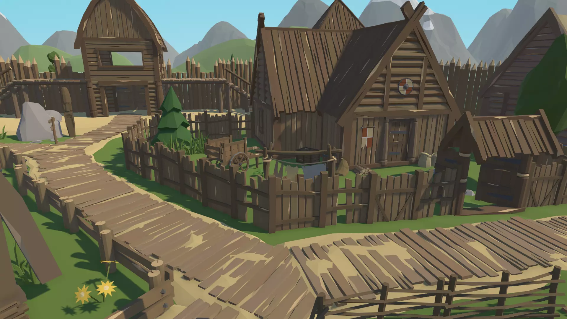 RPG Poly Pack - Slavic Town Low-poly 3D model_0
