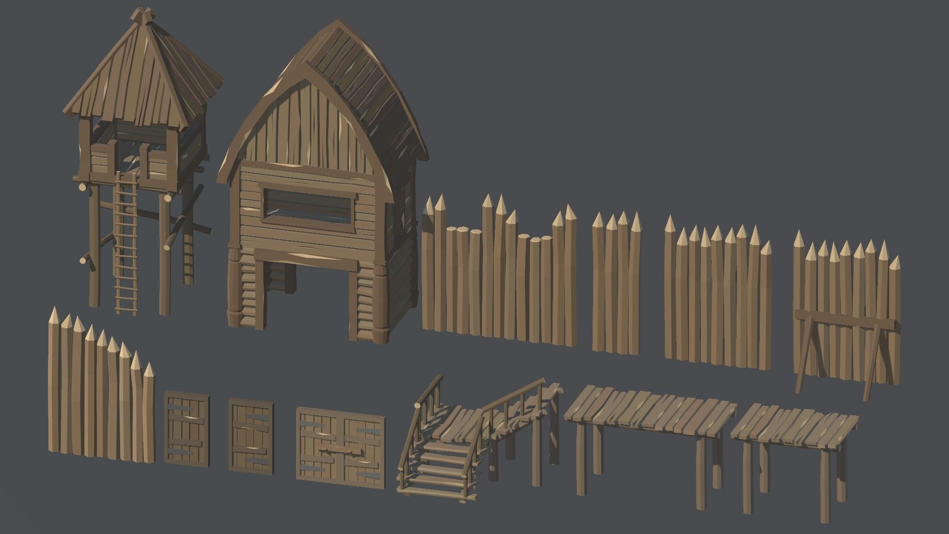 RPG Poly Pack - Slavic Town Low-poly 3D model_17