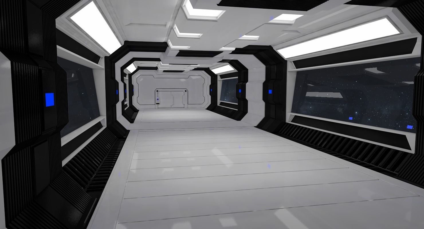 Sci Fi Interior 3D model_9