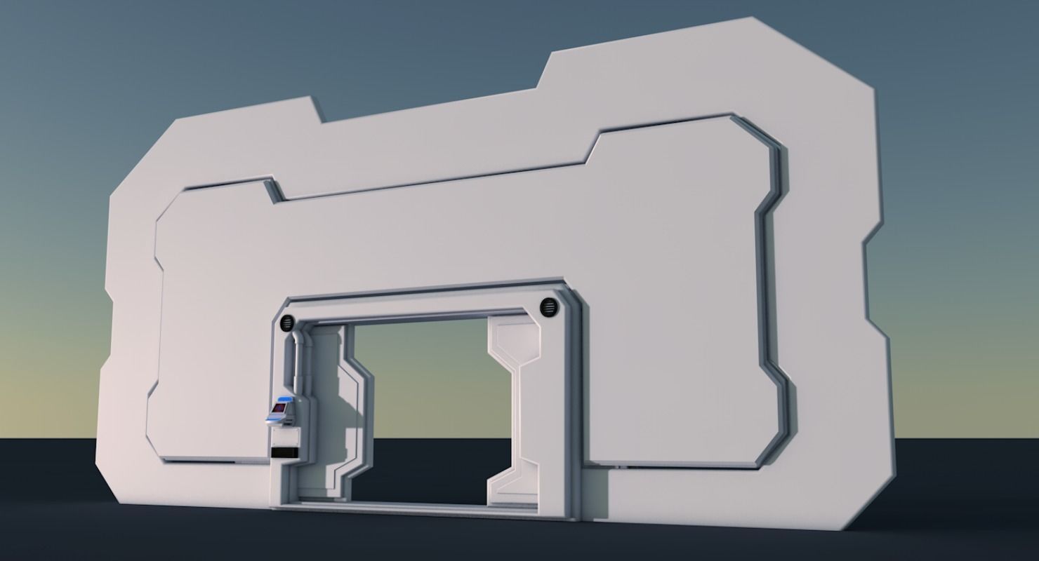 Sci Fi Interior 3D model_14