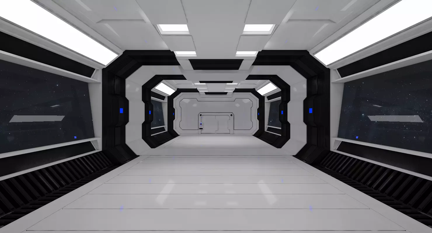 Sci Fi Interior 3D model_0