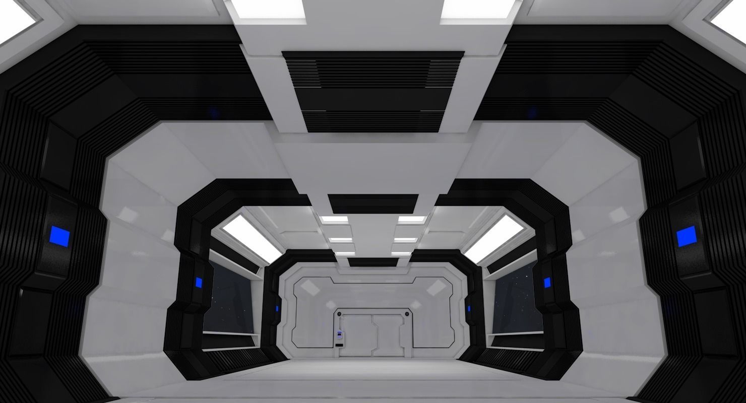 Sci Fi Interior 3D model_7