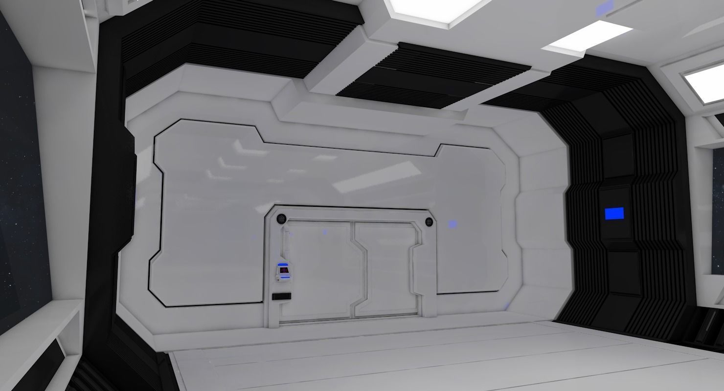 Sci Fi Interior 3D model_4