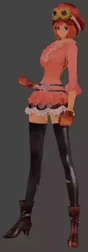 One Piece Charakter Koala 3D Scan