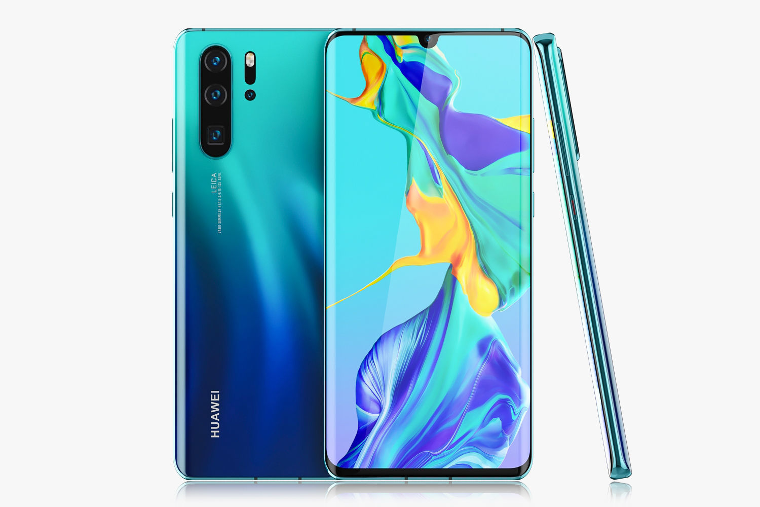 Huawei P30 Pro Aurora 3D model_5